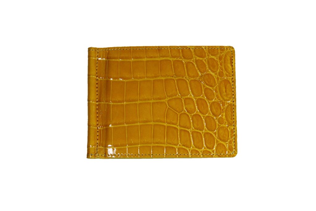 クロコダイル マネークリップ | MATERIAL-高級革製品オーダー